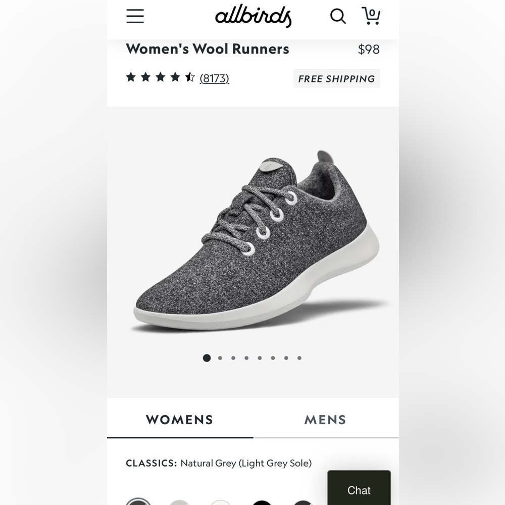Allbirds women’s wool runners